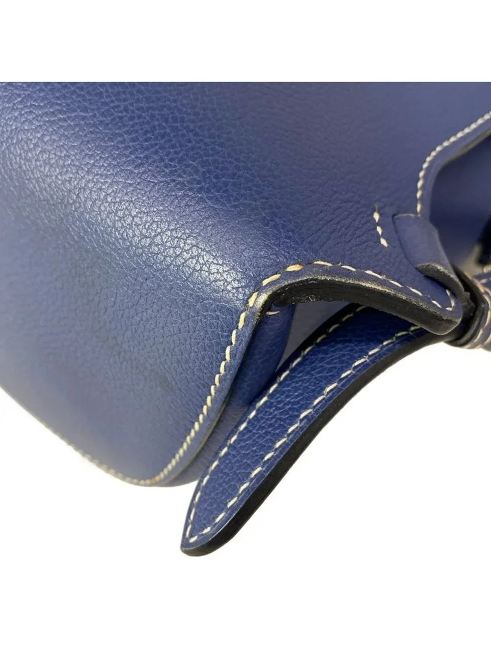 Hermes Backpack a Dos Blue Brighton Silver